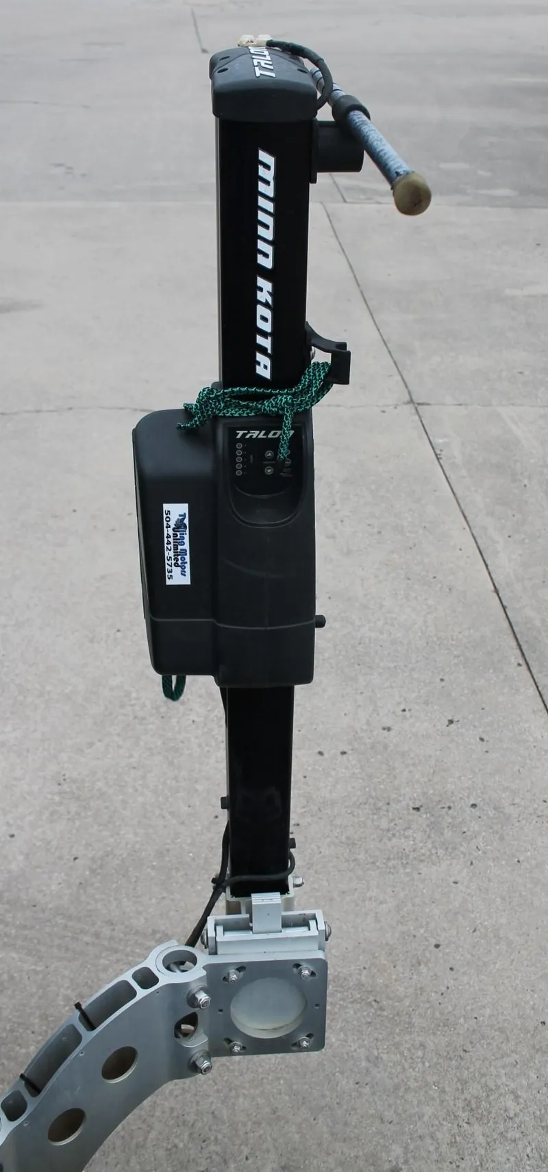 Slide: The Image of Minn Kota trolling motor on 2023 Excel Catfish Pro 21 Side Console boat. - 25