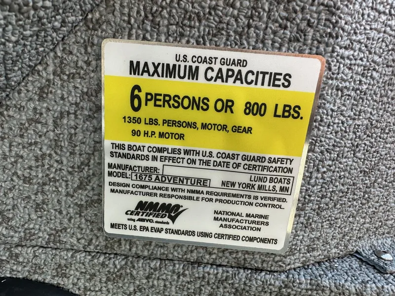 Slide: The Image of Lund Adventure 1675 Sport w/ 90HP Mercury! 2025 - 10