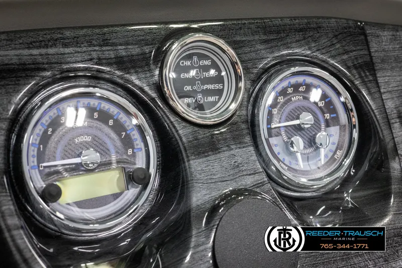 Slide: The Image of Dashboard of 2025 Avalon LSZ CRB with speedometer and tachometer gauges. - 34