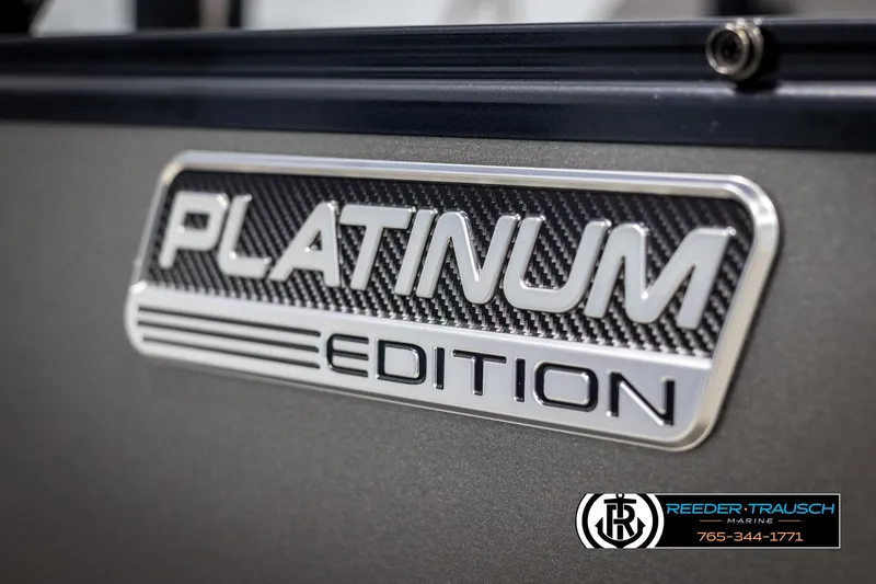 Slide: The Image of 2025 Avalon LSZ CRB Platinum Edition badge with carbon fiber design. - 44