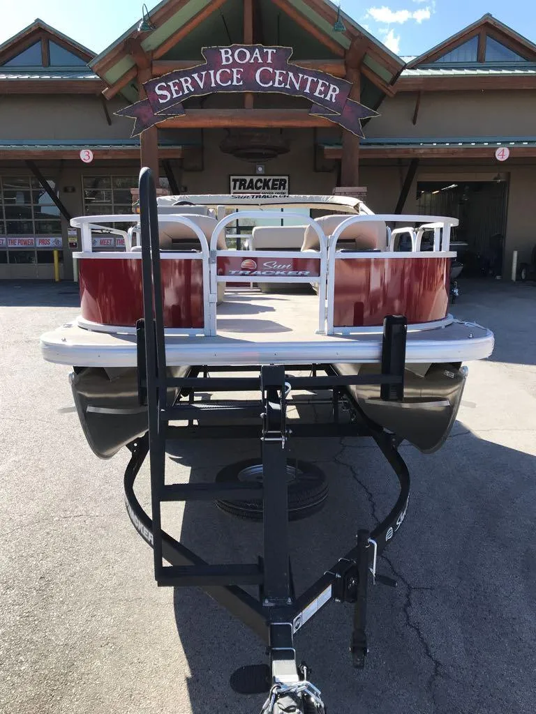 Slide: The Image of 2025 Sun Tracker Bass Buggy 16 XL Select at boat service center. - 5