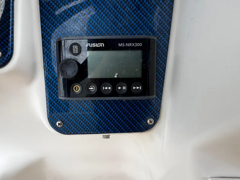 Slide: The Image of Fusion MS-NRX300 marine stereo on 2008 Hydra-Sports Vector 3300 VX boat. - 22