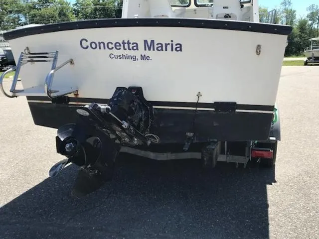 Slide: The Image of 2003 Eastern 27' Lobster boat named "Concetta Maria" in Cushing, Maine. - 9