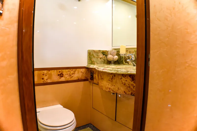 Slide: The Image of PORT SIDE STATE ROOM HEAD/SHOWER - 54