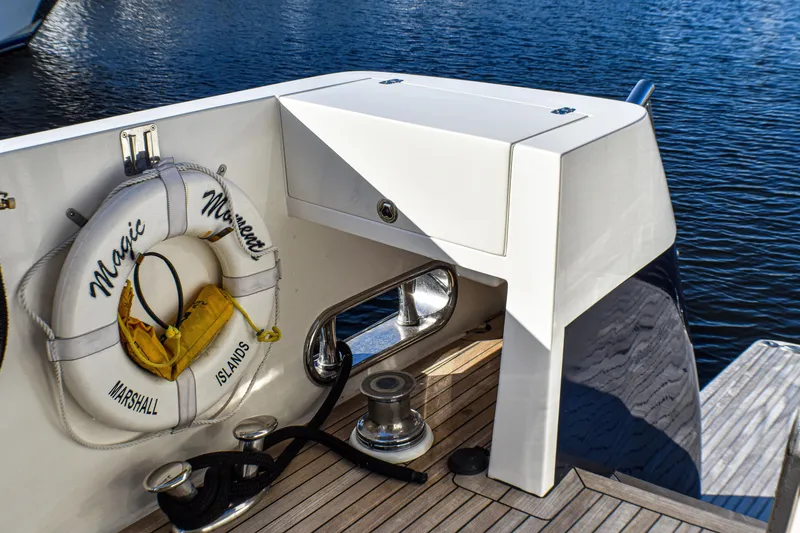 Slide: The Image of 2006 Johnson Country Kitchen yacht deck with life preserver and nautical equipment. - 8