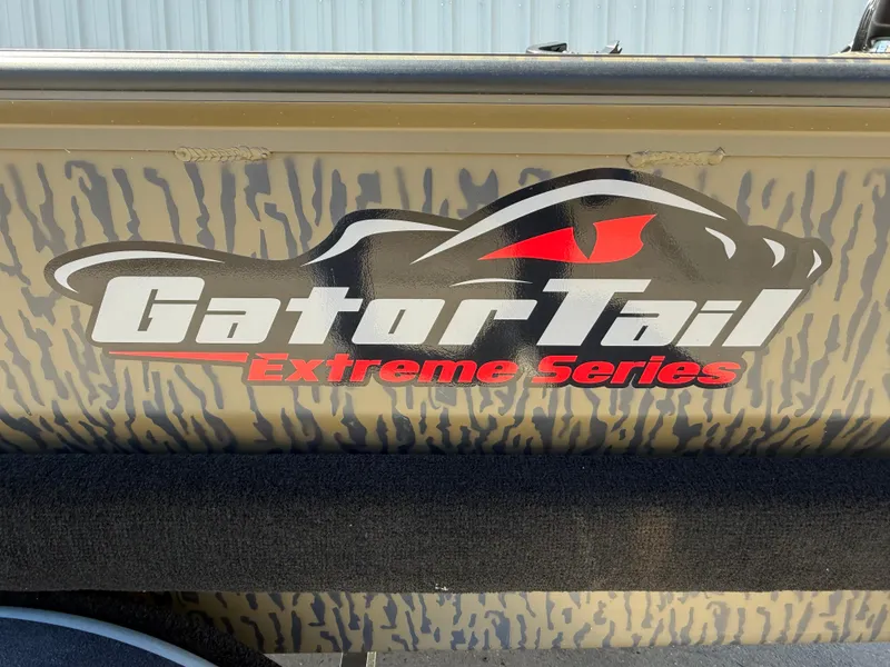 Slide: The Image of 2025 Gator Tail 1854 Extreme Series logo on camouflage-patterned surface. - 11