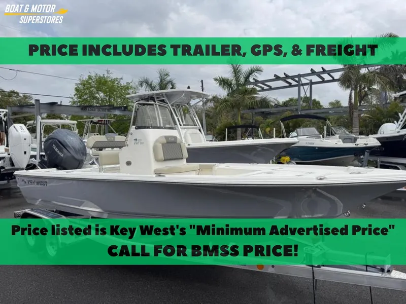 The Image of 2025 Key West 210 Bay Reef boat with trailer, GPS, and freight included. Call for BMSS price! - 0