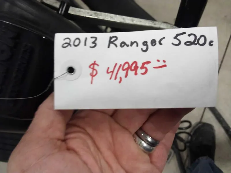 Slide: The Image of Price tag for 2013 Ranger Z520C Comanche, listed at $4,995. - 4