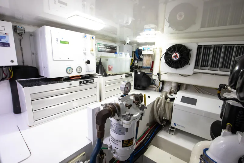 Slide: The Image of Viking 62 On the Edge III - Engine Room - 34