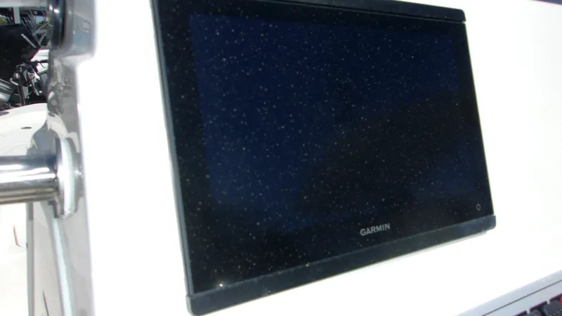 Slide: The Image of Garmin display on 2025 Key West 210 Bay Reef boat dashboard. - 19