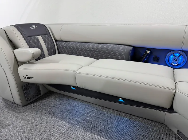 Slide: The Image of Luxurious seating in 2025 Barletta Lusso 25UC with elegant design and ambient lighting. - 30