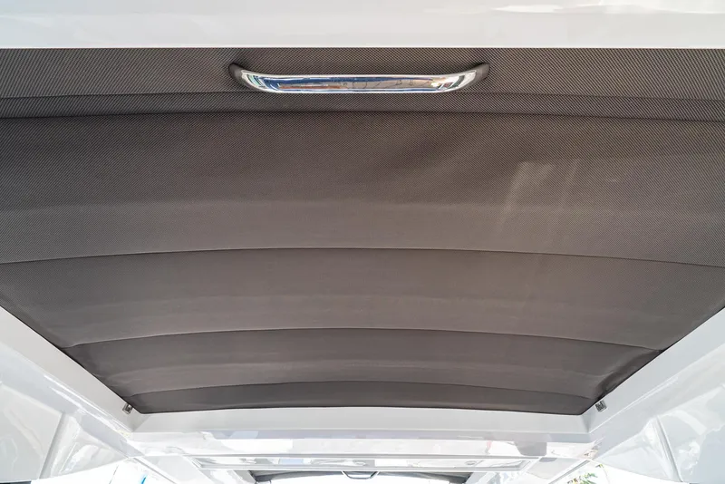 Slide: The Image of 2024 Bavaria Vida 33 boat interior ceiling with sleek design and modern finish. - 43