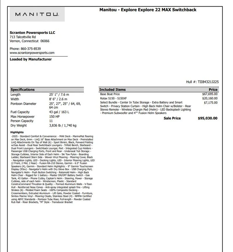 Slide: The Image of Manitou EXPLORE SIWTCHBACK 22 MAX TRIFOLD STEALTH 2025 - 19