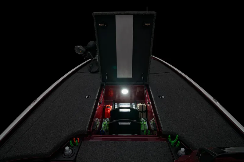 Slide: The Image of Lowrance ActiveTarget2 sonar device on Nitro Z19, 2025 model. - 17