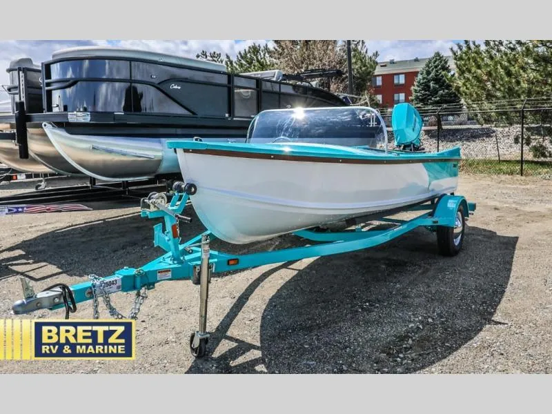 Slide: The Image of 2025 Starcraft 57 SKI CHAMP boat on trailer at Bretz RV & Marine dealership. - 3