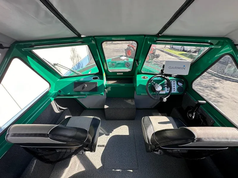 Slide: The Image of Interior of 2023 Weldcraft 18 Angler Sport boat with Garmin navigation system. - 21