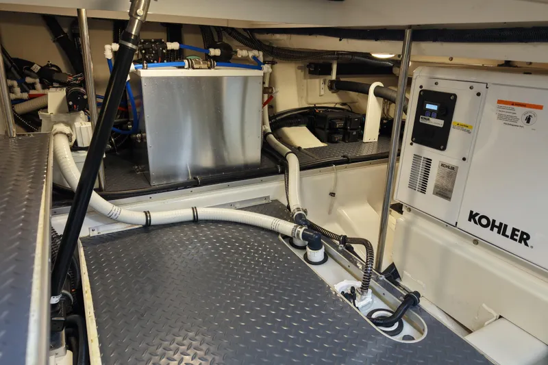 Slide: The Image of Engine room of 2024 Formula 430 SSC boat with Kohler generator and equipment. - 23