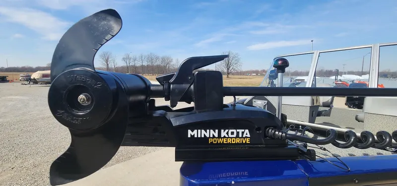 Slide: The Image of Minn Kota PowerDrive trolling motor on 2016 Tracker Pro Guide V-16 WT boat. - 3