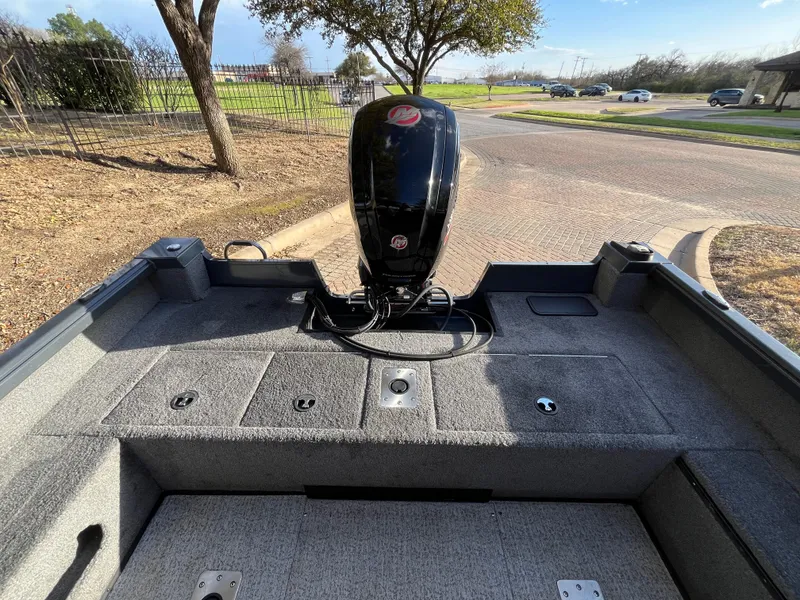 Slide: The Image of 2021 Ranger VS1782 WT boat with motor, parked on a sunny day. - 48