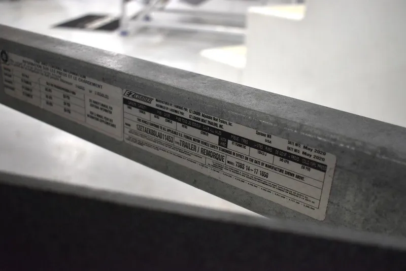 Slide: The Image of Label on a Mercury 460 Ocean Runner Rib Inflatable trailer, 2018 model. - 28