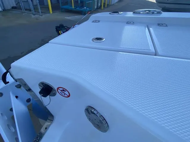 Slide: The Image of 2023 Robalo 266 Cayman boat near Palm Coast storage facility. - 15