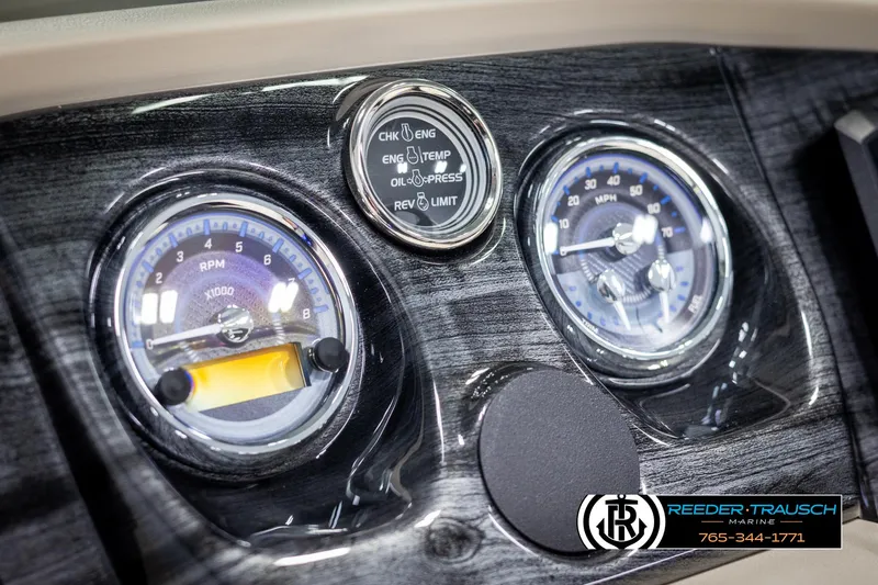 Slide: The Image of Dashboard of 2025 Avalon LSZ VRB with gauges and controls. - 34