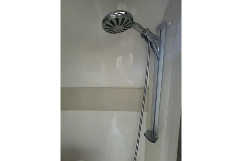 Slide: The Image of Shower fixture inside 2018 Intermarine 380 Sport yacht bathroom. - 31