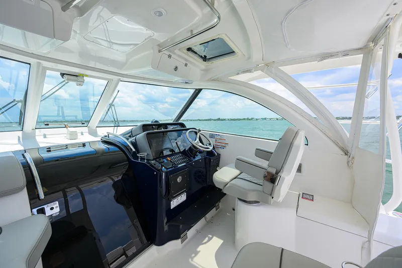 Slide: The Image of Pursuit 38 OUTTA HERE - Helm Station & Seating - 18