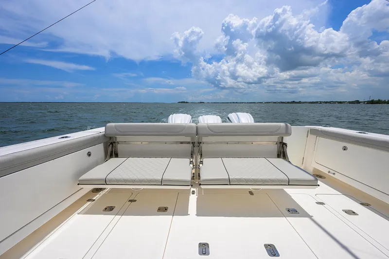 Slide: The Image of Pursuit 38 OUTTA HERE - Cockpit Aft Seating - 25