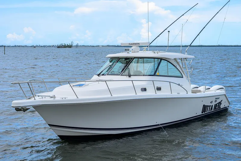 Slide: The Image of Pursuit 38 OUTTA HERE - Port Bow Profile - 36