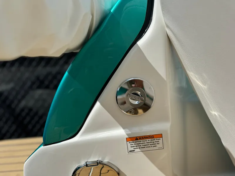 Slide: The Image of Close-up of a 2025 Car Off-shore Fiat 500 Classic detail with warning label. - 26