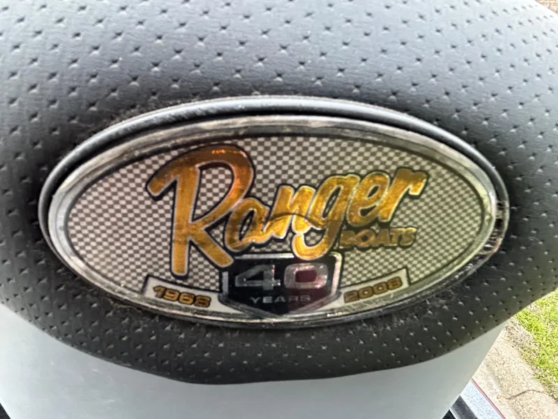 Slide: The Image of Ranger Z21 40th Anniversary badge, 1968-2008, on textured surface. - 39