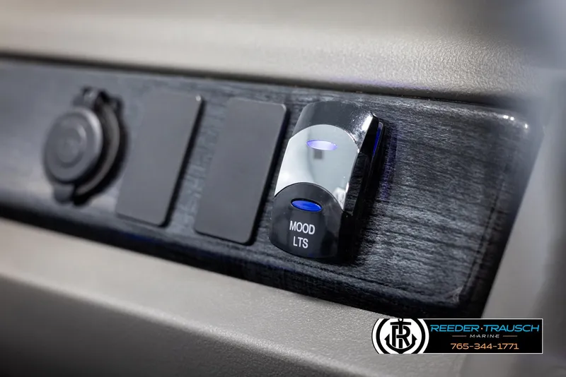 Slide: The Image of Control panel of 2025 Avalon LSZ Vrl with mood lighting switch. - 31