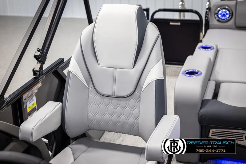 Slide: The Image of Luxurious seating in 2025 Avalon LSZ Vrl boat, featuring modern design and comfort. - 37