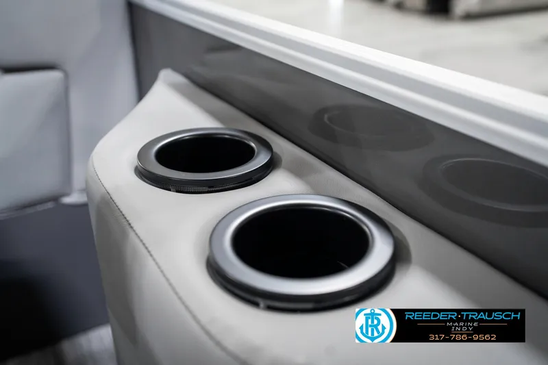 Slide: The Image of 2025 Bennington 21 SSR boat cup holders, featuring sleek design and modern functionality. - 43