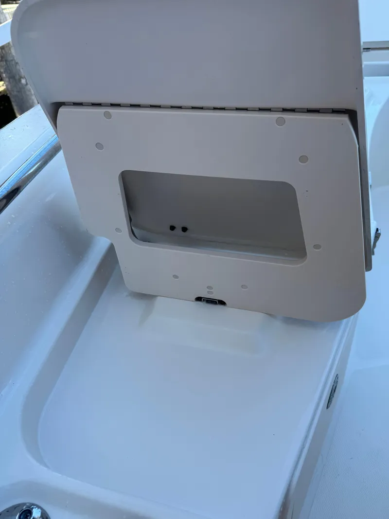 Slide: The Image of 2019 Grady-White 251 Coastal Explorer boat interior compartment detail. - 4