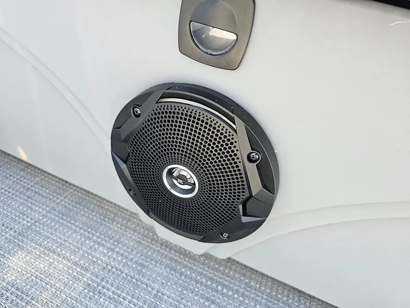 Slide: The Image of Speaker detail on 2025 Bentley Pontoons LEGACY 243 QUAD SWINGBACK. - 25