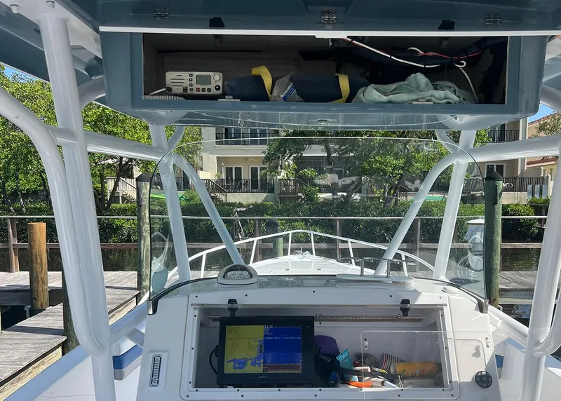 Slide: The Image of Electronics box above helm - 9