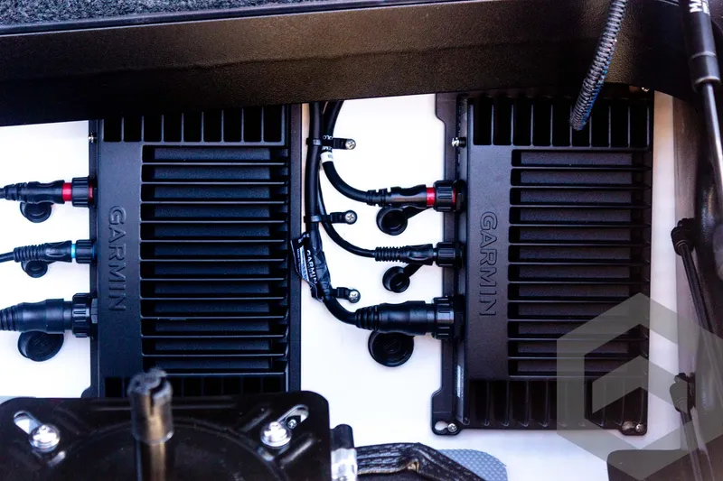 Slide: The Image of Garmin electronics installed on 2025 Skeeter FXR 21 Limited boat. - 32