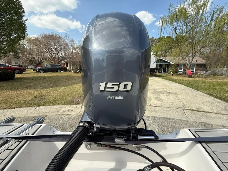 Slide: The Image of Yamaha 150 outboard motor on a 2020 Sea Fox 206 Commander boat. - 7