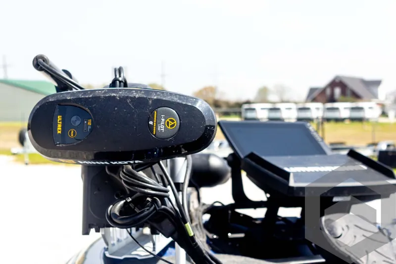 Slide: The Image of 2023 Skeeter ZXR 20 boat with advanced navigation equipment and control panel. - 15