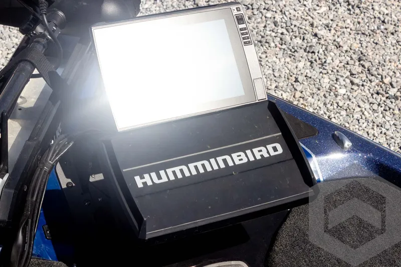 Slide: The Image of 2023 Skeeter ZXR 20 boat with Humminbird fish finder on deck. - 26