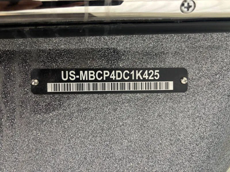 Slide: The Image of Hull identification number on 2025 MasterCraft XT24 boat. - 17