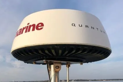 Slide: The Image of Raymarine Quantum radar on a 1986 Mason 33 boat. - 19