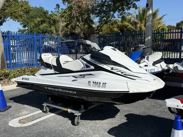 Slide: The Image of 2020 Yamaha WaveRunner VX jet ski parked outdoors on a sunny day. - 4
