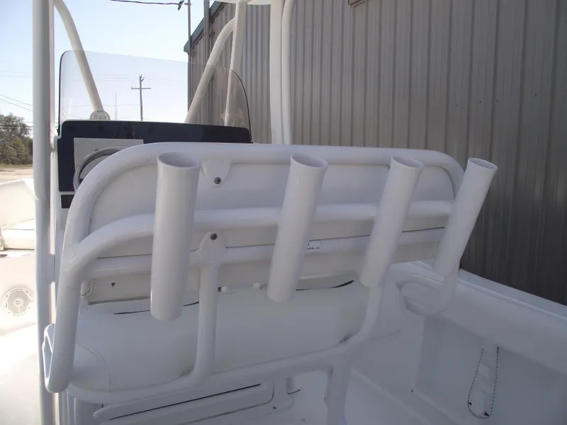 Slide: The Image of 2017 Sea Hunt Ultra 211 boat with rod holders and console. - 29