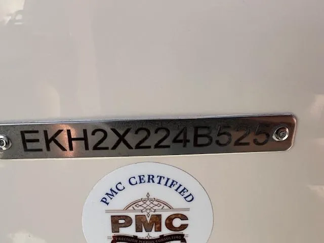 Slide: The Image of 2025 Carolina Skiff 19 LS boat with PMC certification and serial number EKH2X224B525. - 3