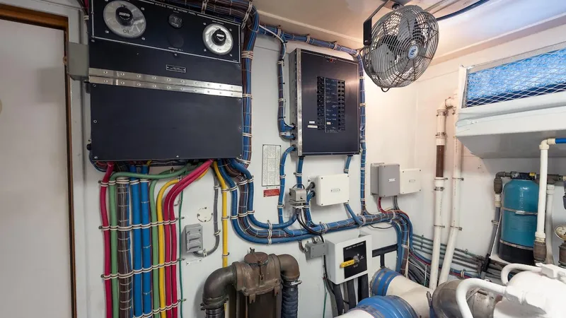 Slide: The Image of Hatteras 74 Sport Deck Motor Yacht 1998 - 69