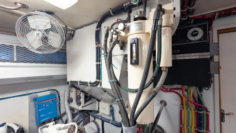 Slide: The Image of Hatteras 74 Sport Deck Motor Yacht 1998 - 70