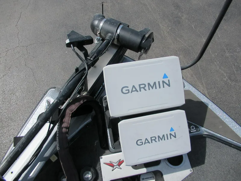 Slide: The Image of 2021 Vexus VX20 boat with Garmin navigation equipment on deck. - 5
